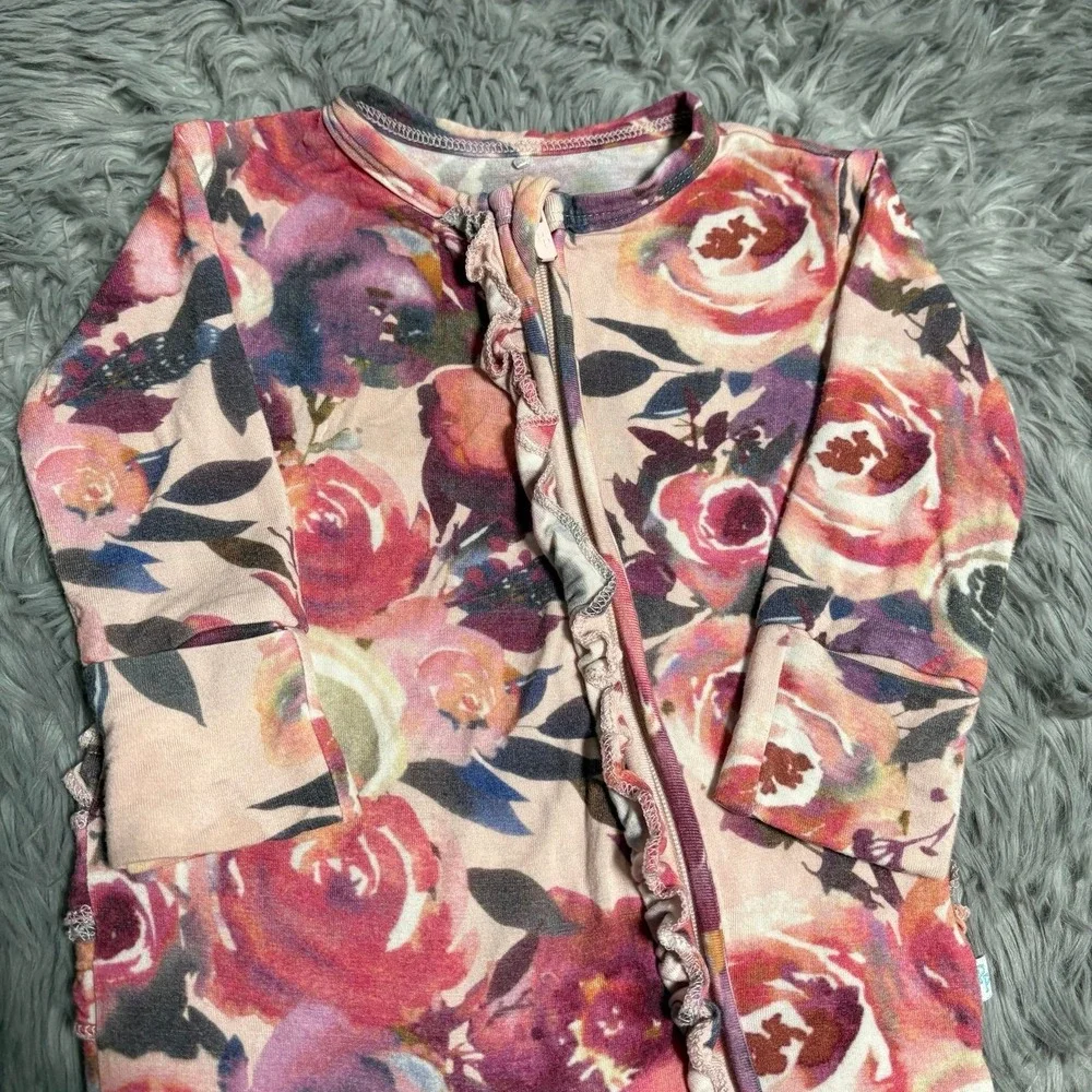 Posh Peanut Floral Bamboo Sleeper Baby Infant‎ 0-3 Months Soft Stretchy